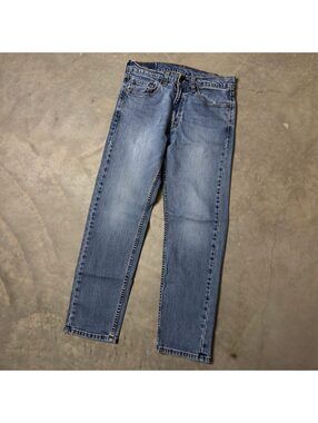 Levi's 505 Straight Jeans Mens 31x30 Medium Wash Casual